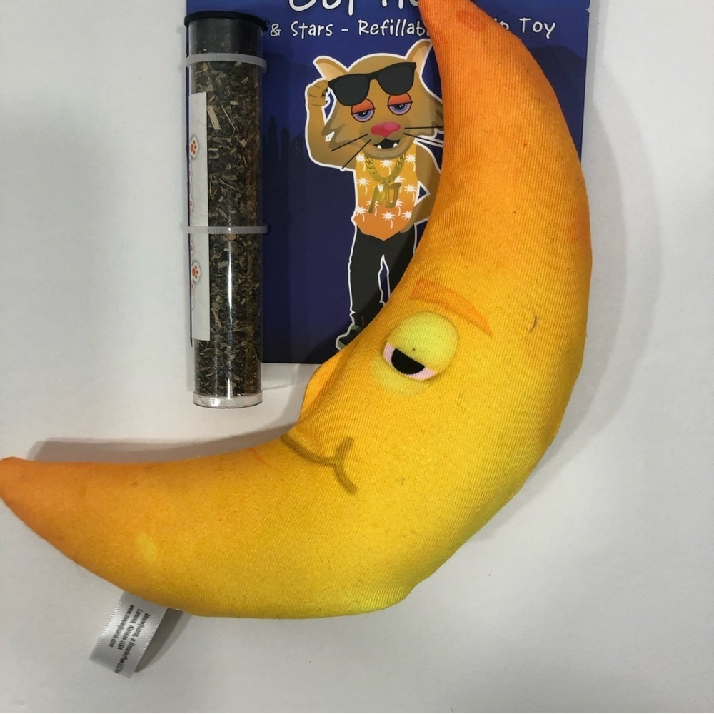 Moon & Star Refillable Catnip Toy - Picture 5 of 9